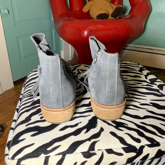 Dolce Vita Sutton Suede Side Zip Ankle Boots - Picture 3 of 4